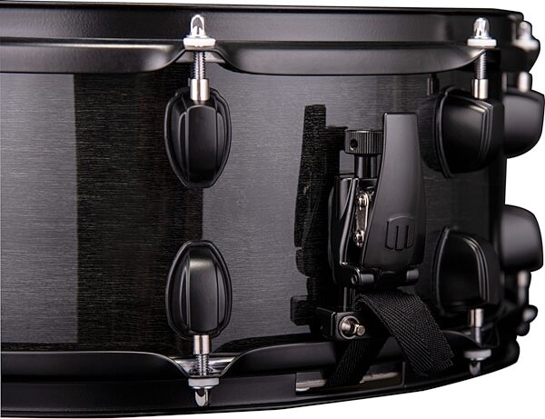 Mapex MPX Maple/Poplar Hybrid Snare, Transparent Black, 14x8&quot;, Action Position Back