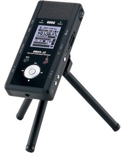Korg MR2 High Resolution Mobile Recorder, On Stand (NOT Included)