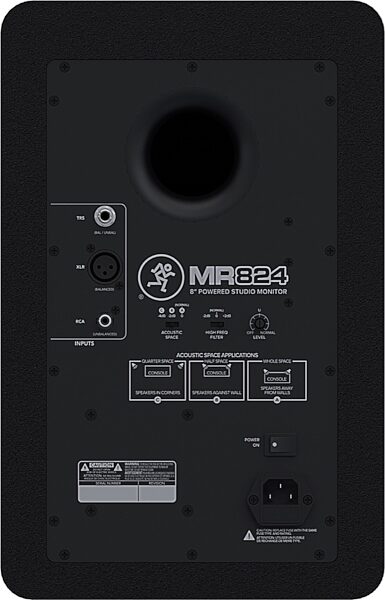 Mackie MR824 Powered Studio Monitor, Single Speaker, View