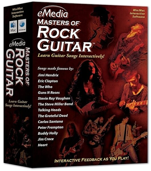 eMedia Masters of Rock Guitar Software, Main