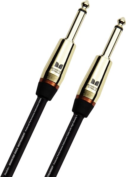 Monster Cable Prolink Rock Instrument Cable, 3 foot, Detail Front