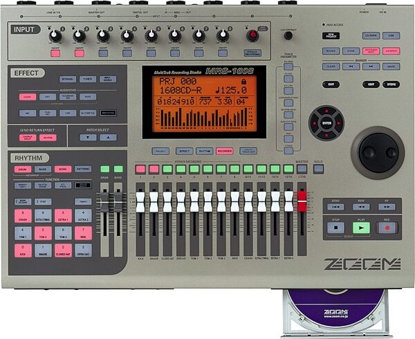 Zoom MRS1608 16-Track Digital Recording Studio, Main