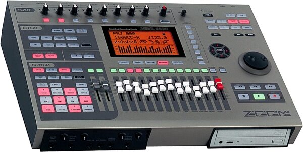 Zoom MRS1608 16-Track Digital Recording Studio, Angle View