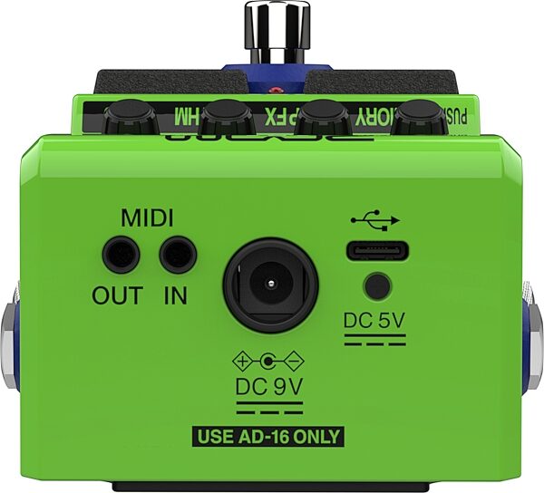 Zoom MS-90LP+ MultiStomp Stereo Looper Guitar Pedal, New, Action Position Back