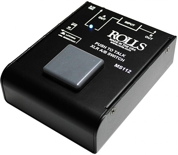 Rolls MS112 Push to Talk XLR A-B Switch, Main