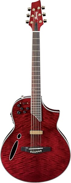 Ibanez MSC550 Montage Acoustic-Electric Guitar, Transparent Red