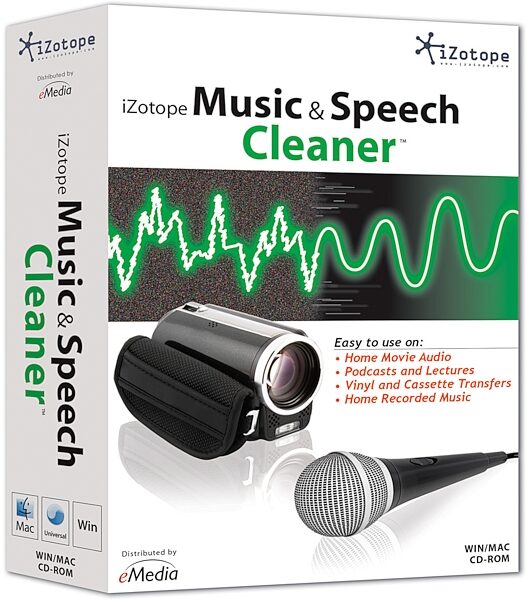 iZotope Music & Speech Cleaner Software (Mac and Windows), Main