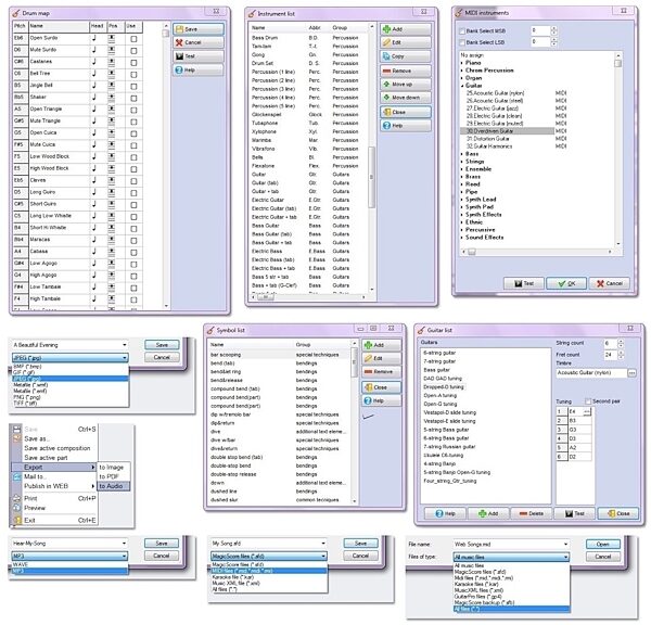 MagicScore Guitar Notation Software, ve