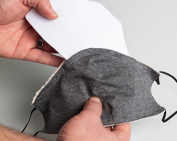 Levy's Reusable Face Mask with Pocket for Replaceable Filter, Insert