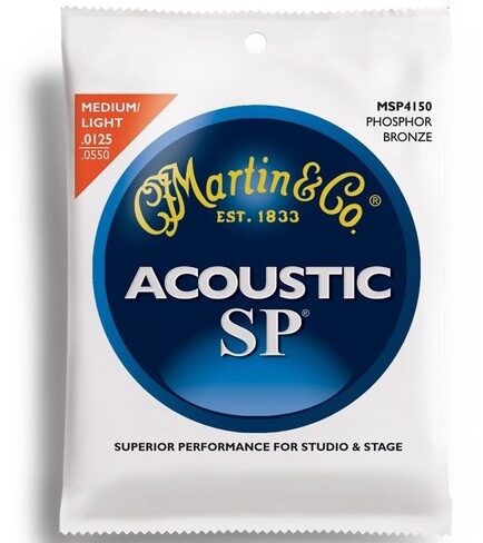 Martin 41MSP4150 Phosphor Bronze Acoustic Guitar Strings, Main
