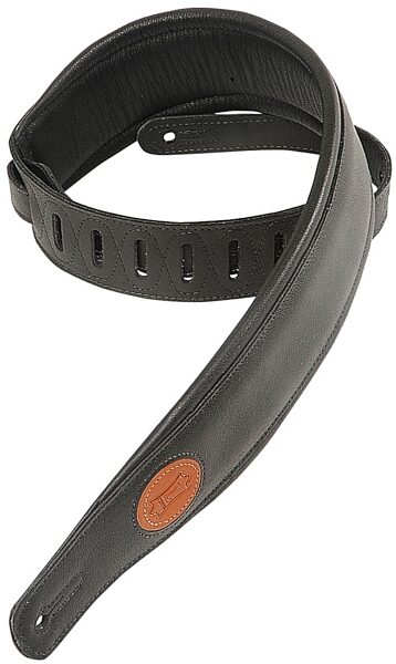Levy's MSS2 3" Padded Guitar Strap, Black, Main