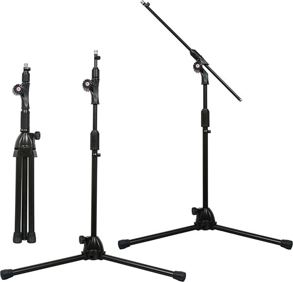 Galaxy Audio MSTC Convertible Boom/Straight Microphone Stand, 3-Stages of Usage
