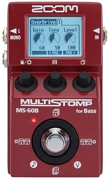 Zoom MS-60B MultiStomp Bass Pedal, New, Main