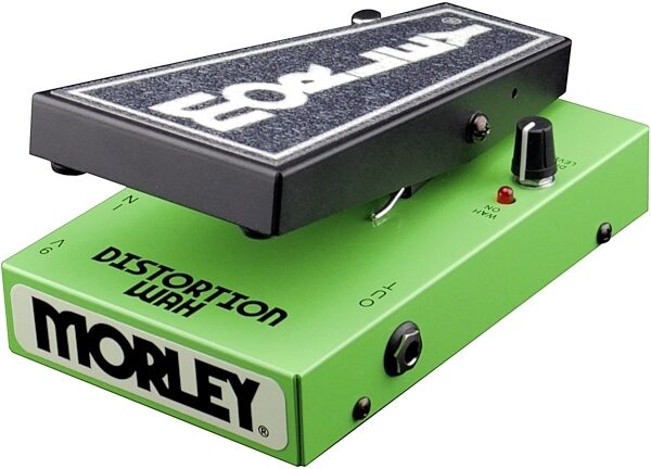 Morley 20/20 Distortion Wah Wah Pedal, Blemished, Angled Front