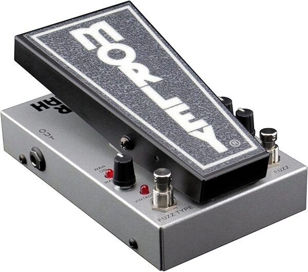Morley 2020 Power Fuzz Wah Wah Pedal, Angled Back
