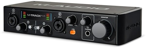 M-Audio M-Track Plus II USB Audio Interface, Angle