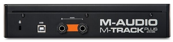 M-Audio M-Track Plus II USB Audio Interface, Back