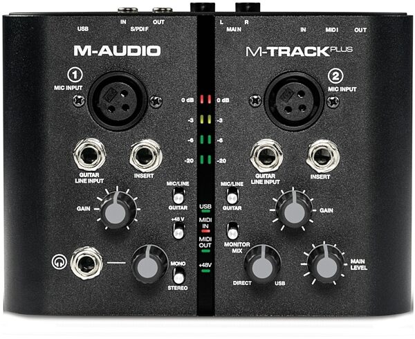 M-Audio M-Track Plus USB Audio Interface, Main
