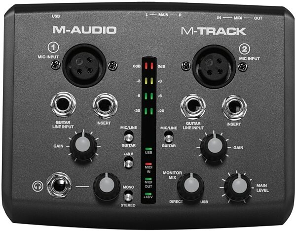 M-Audio M-Track USB Audio Interface, Main