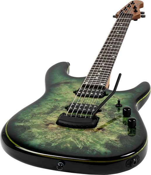 Ernie Ball Music Man Jason Richardson Cutlass HT Electric Guitar, (with Gig Bag), Kokiri Flat, Action Position Back