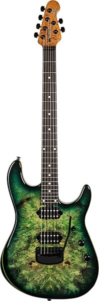 Ernie Ball Music Man Jason Richardson Cutlass HT Electric Guitar, (with Gig Bag), Kokiri Flat, Action Position Back