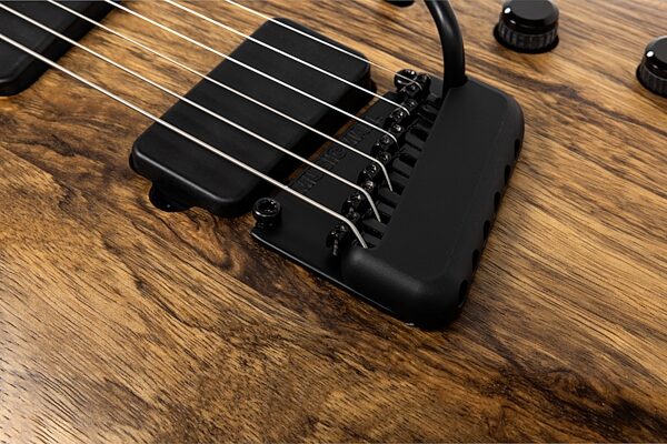 Ernie Ball Music Man Kaizen 6 Electric Guitar (with Case), Black Limba, Action Position Back