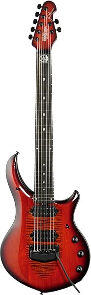 Ernie Ball Music Man Majesty 7 Electric Guitar, 7-String (with Case), Action Position Back