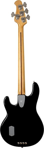 Ernie Ball Music Man Retro '70s StingRay Electric Bass (with Mono soft case), Black, Action Position Back