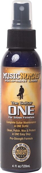 Music Nomad The Guitar One All-in-1 Guitar Care Spray, New, Action Position Back