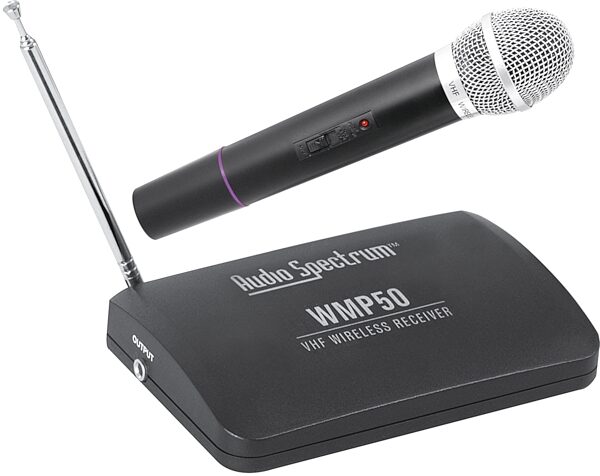 Audio Spectrum WMP50-H Wireless Handheld Microphone System, Main