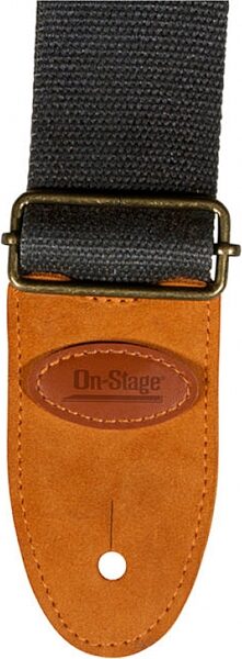 On-Stage GSA30 Cotton Guitar Strap, Action Position Back