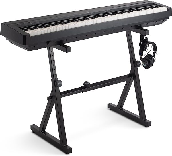 On-Stage KS1355 Single-Tier Z-Style Keyboard Stand, New, Action Position Back