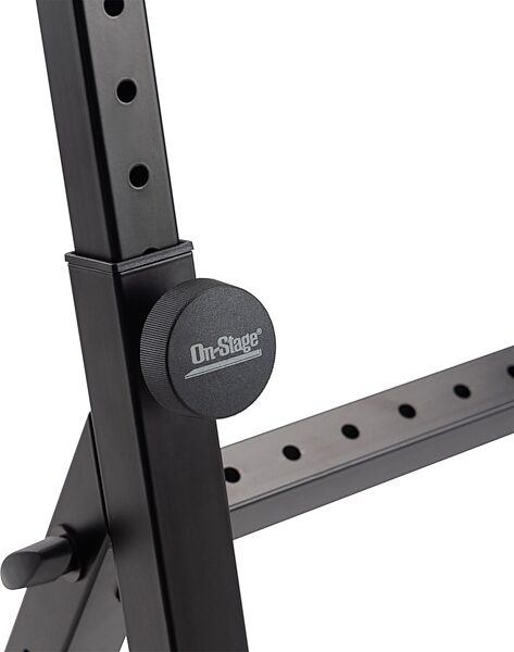 On-Stage KS1355 Single-Tier Z-Style Keyboard Stand, New, Action Position Back