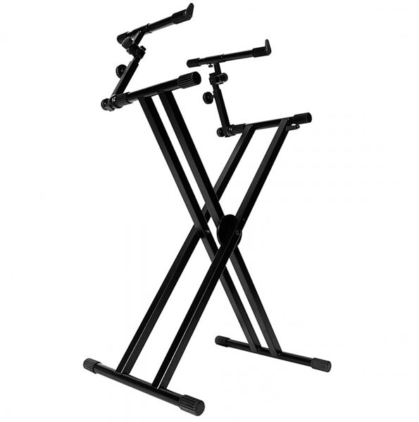 On-Stage KS7292 Double-X Ergo Lok Keyboard Stand, New, Action Position Back