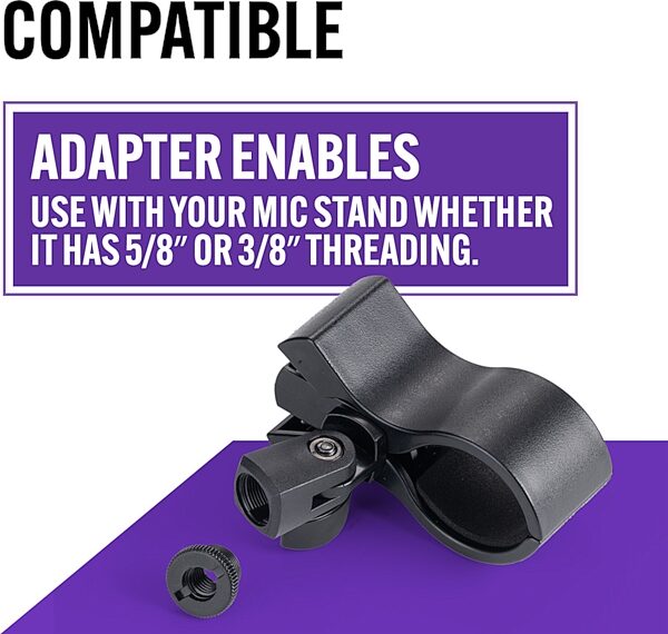 On-Stage MY230 Wireless Microphone Clip, New, Action Position Back