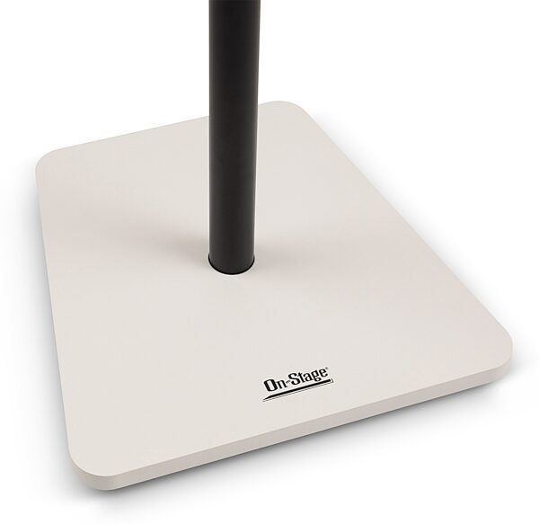 On-Stage SMS7500 Studio Monitor Stands, White, Action Position Back