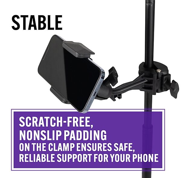 On-Stage TCM500 Smart Phone Microphone Stand Holder, New, Action Position Back