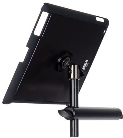 On-Stage TCM9160 iPad or Tablet Mounting System with Snap-On Cover, Black