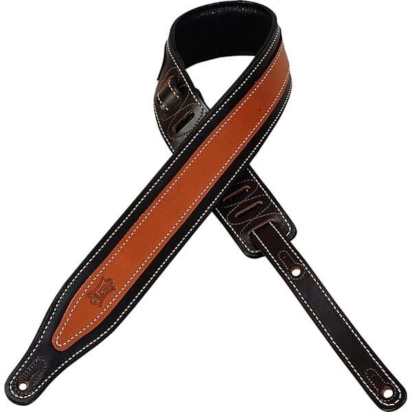 Levy's MV17TT Two-Tone Leather Guitar Strap, Main