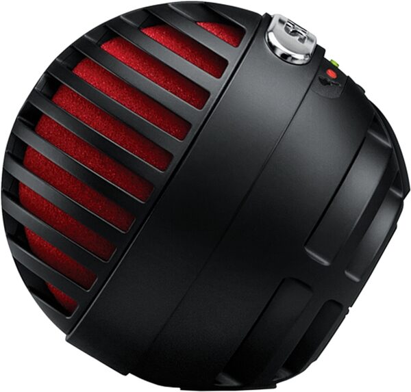 Shure MOTIV MV5 USB Digital Condenser Microphone (with USB-A and Lightning Cables), Black, MV5-B-DIG, Detail Side