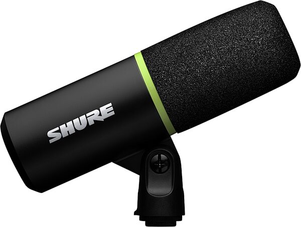 Shure MV6 Dynamic Cardioid USB Gaming Microphone, Black, Action Position Back