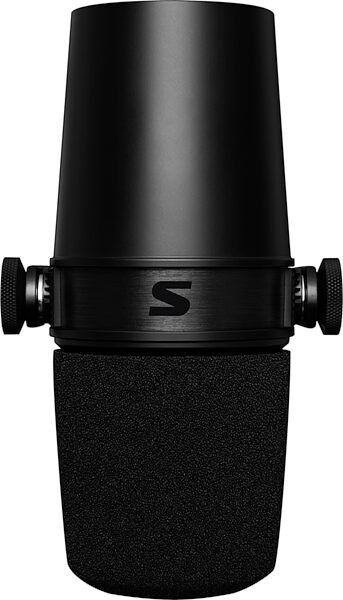 Shure MV7X Cardioid Dynamic Podcast Microphone, XLR Only, Action Position Back