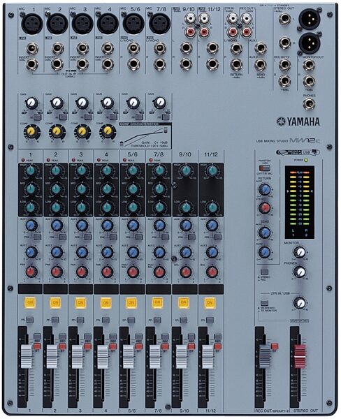 Yamaha MW12C 12-Channel USB Mixer with Compression, Main