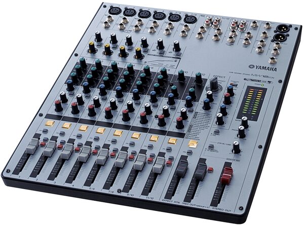 Yamaha MW12CX 12-Channel USB Mixer with Effects, Angle Shot