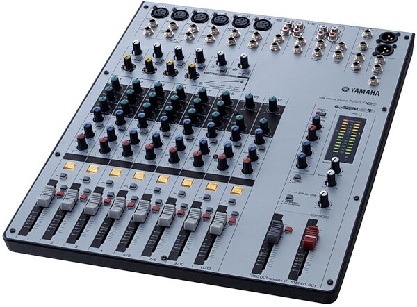 Yamaha MW12C 12-Channel USB Mixer with Compression, Angle Shot