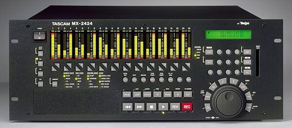 TASCAM MX2424 Hard-Disk Multi-Track Recorder, Front Panel