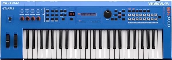 Yamaha MX49 v2 Keyboard Synthesizer, 49-Key, Blue, Blue