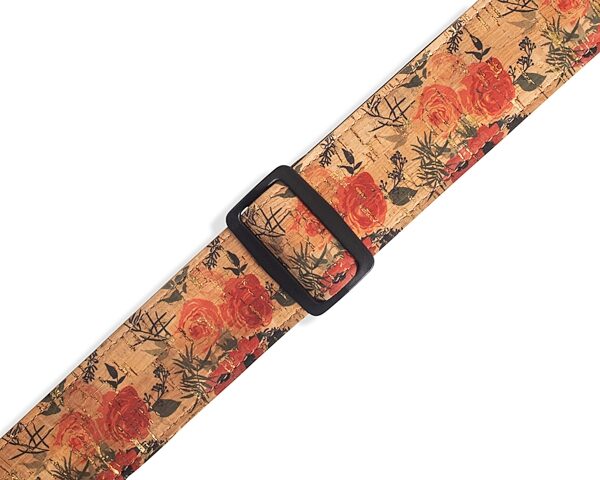 Levy's Wild Cork Vegan Guitar Strap, Detail Side