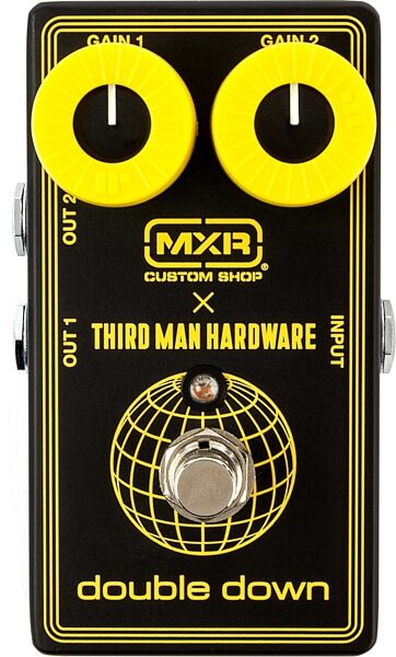 MXR Third Man Hardware Double Down Boost Pedal, New, Action Position Back