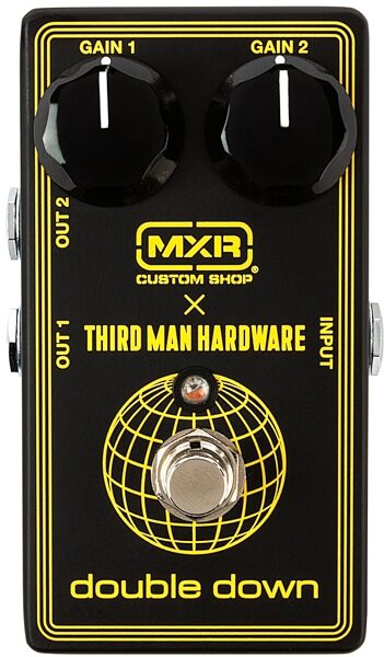 MXR Third Man Hardware Double Down Boost Pedal, New, Action Position Back
